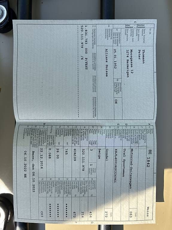 Seitenwagen: ural gespann – Gebraucht aus Hermrigen von tho_fdh7 4