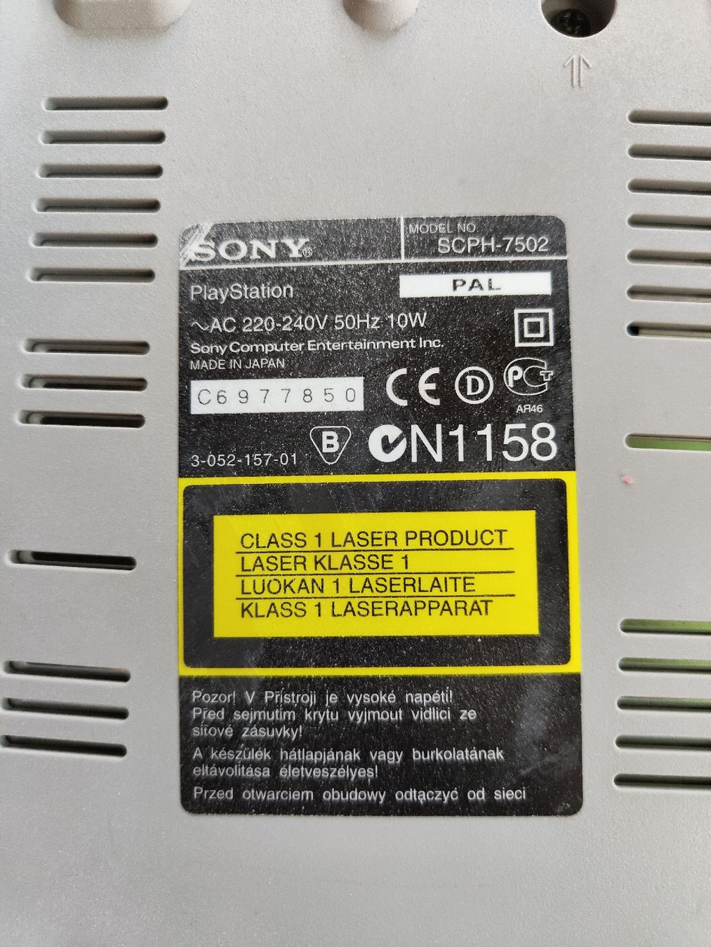 Sony Console: Sony PlayStation 1 Konsole mit Kabeln. – Usato da Thun venduto da wol_krx6 2