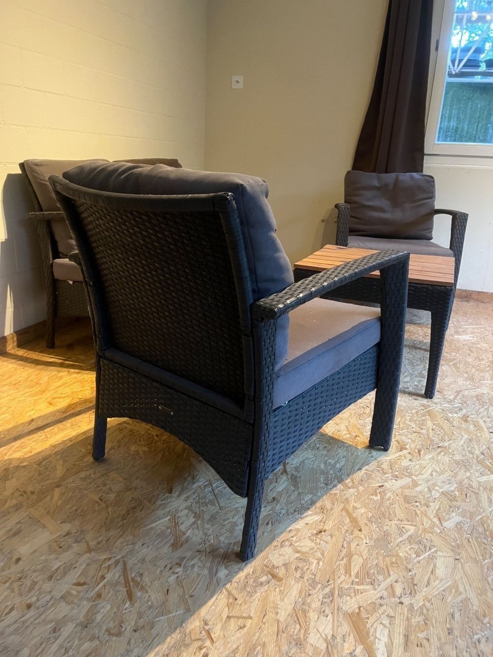 Tischset: Ratan Gartenlounge – Gebraucht aus Aarau Rohr von Zmille 2