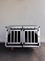 Doppel-Hundebox mit Trennwand