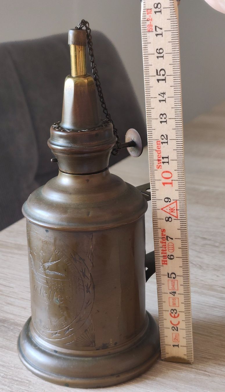 Lampade: Lampe Ancienne de Sûreté L' Hirondelle Type Pigeon Eclairage – Usato da St. Gallen venduto da Ricardo_Deals 4
