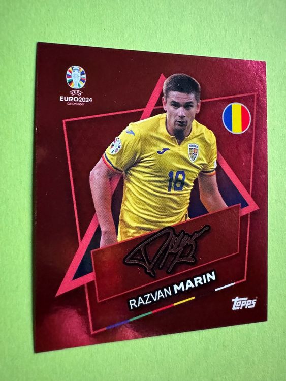 TOPPS EM 2024 / ROM SP - RAZVAN MARIN - Unterschrift (Gebraucht) in ...