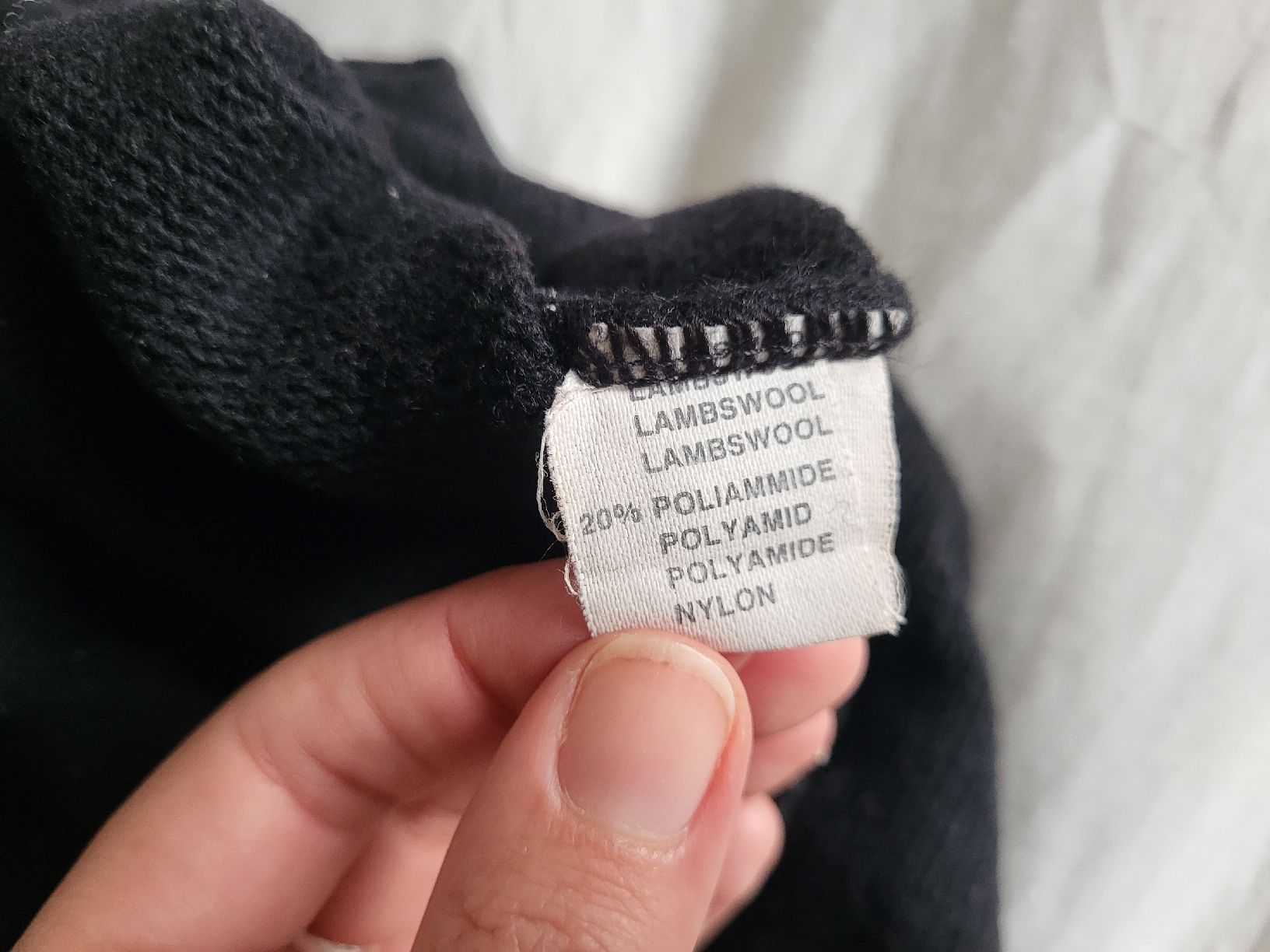 Maglioni & Felpe: onyx wolle pullover schwarz vintage – Usato da Zürich venduto da sahaara01 3