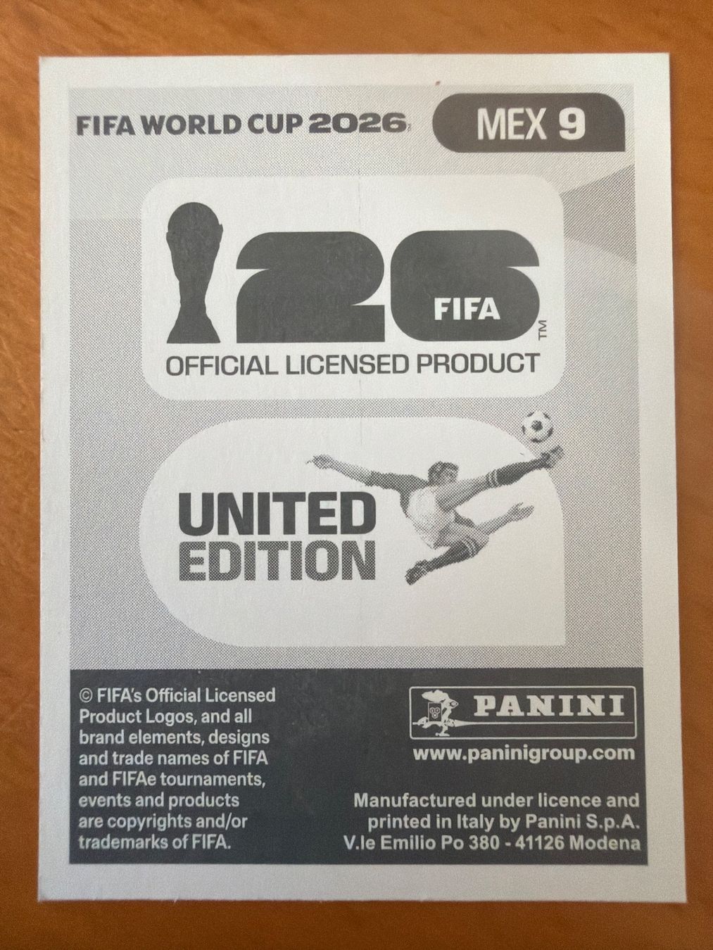 Panini Carte collezionabili: Panini MEX9 – Nuovo (secondo la descrizione) da Susten venduto da Rechnun 1