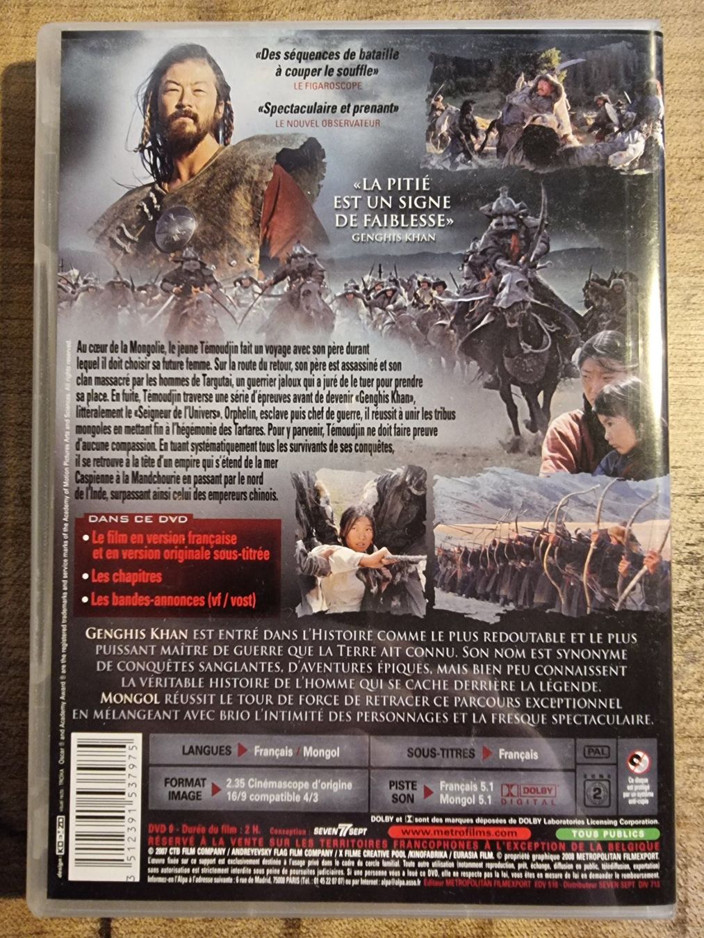 Tutti i DVDs: Mongol – Usato da Chavannes-près-Renens venduto da XWR4 1