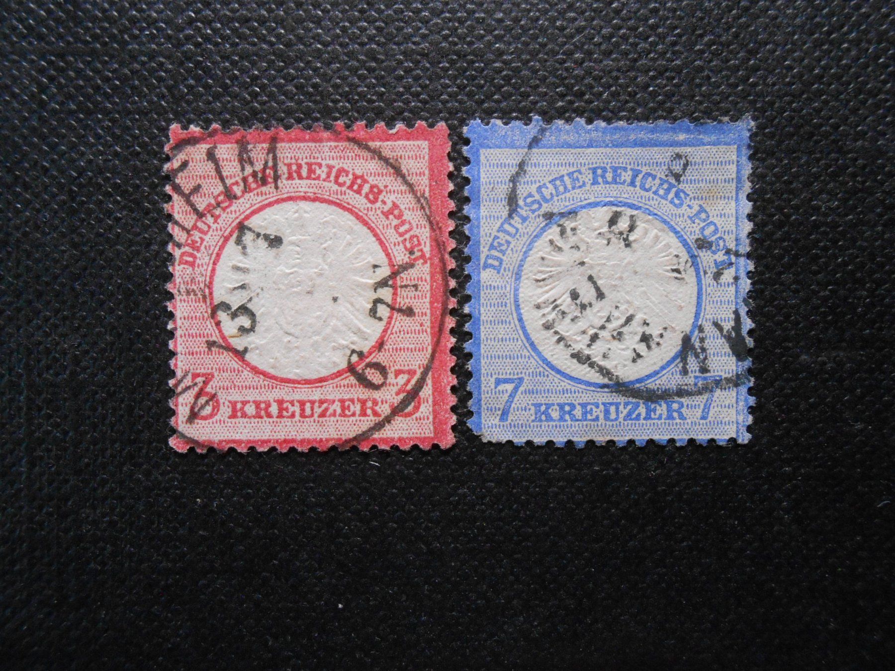 Tutti i francobolli: DR Mi 25/56 - 3Kr/7Kr   1872 – Usato da Hallwil venduto da pkaiser44 1