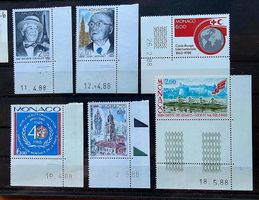 MONACO  coins datés neufs **, 1988