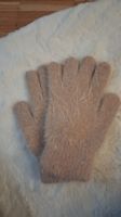 Neu! Handschuhe Flauschiges Angora Grösse S beige