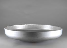 Klöpperboden Ø 450 mm aus rostfreiem Stahl