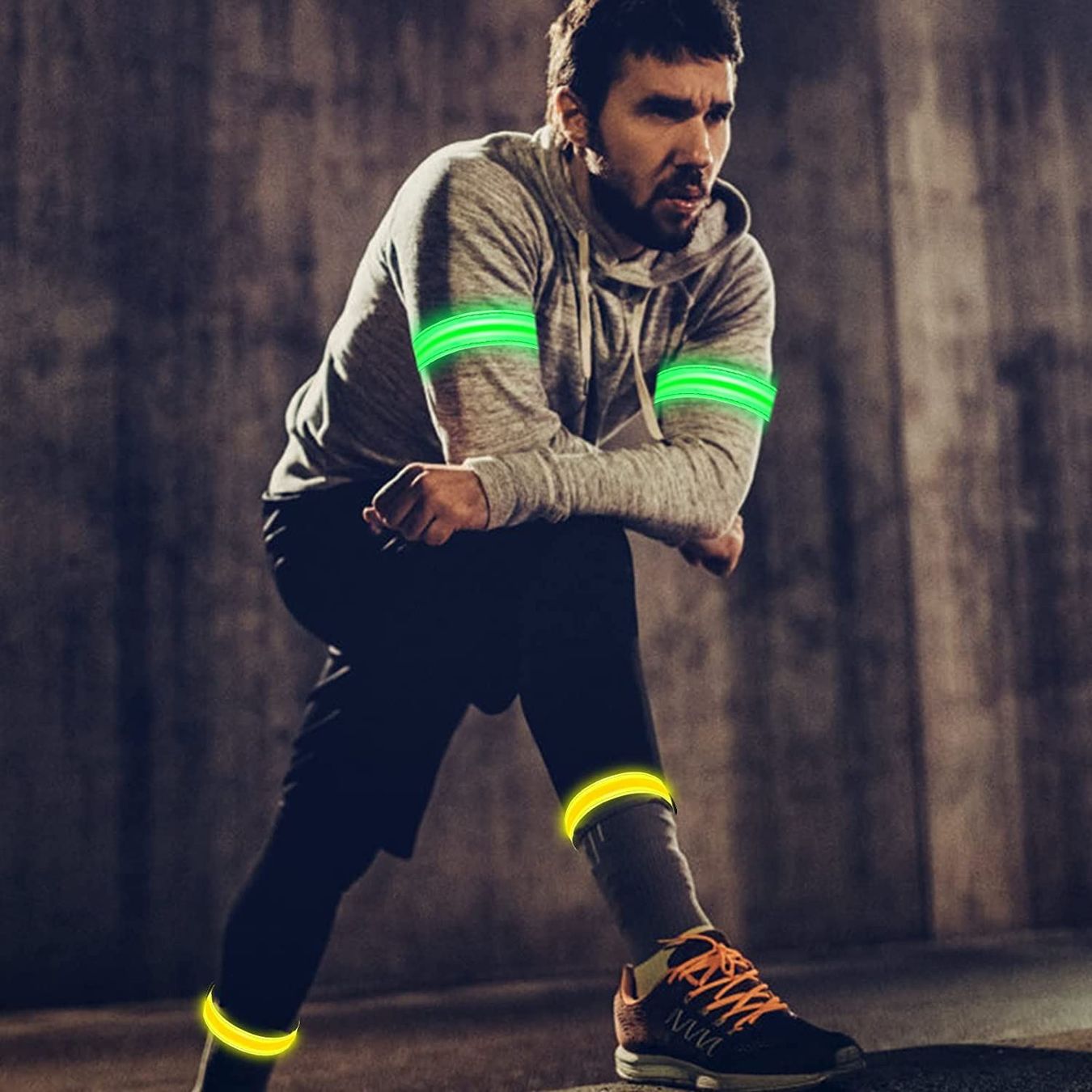 Bracciali & Braccialetti: LED Armband leuchtet hell - verstellbar – Nuovo e nell'imballaggio originale da Diepoldsau venduto da preisparadies-ch 5