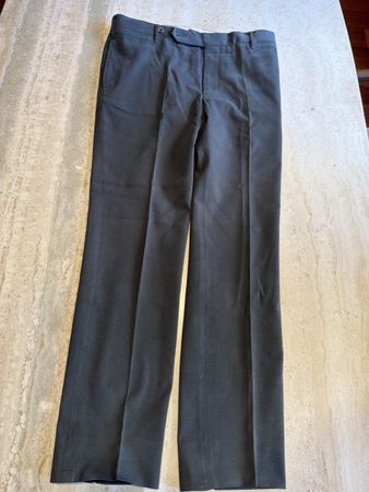 Franck Namani Mens dress trousers charcoal grey formal
