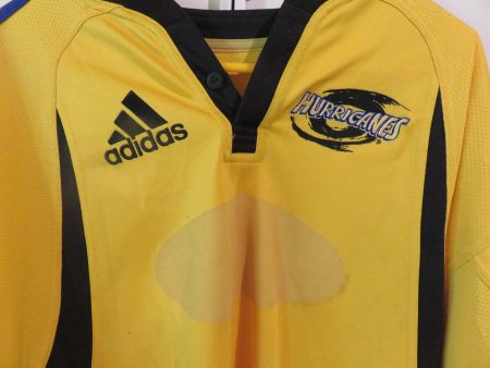 Rugby Jersey  New Zealand  Hurricanes XXL player worn