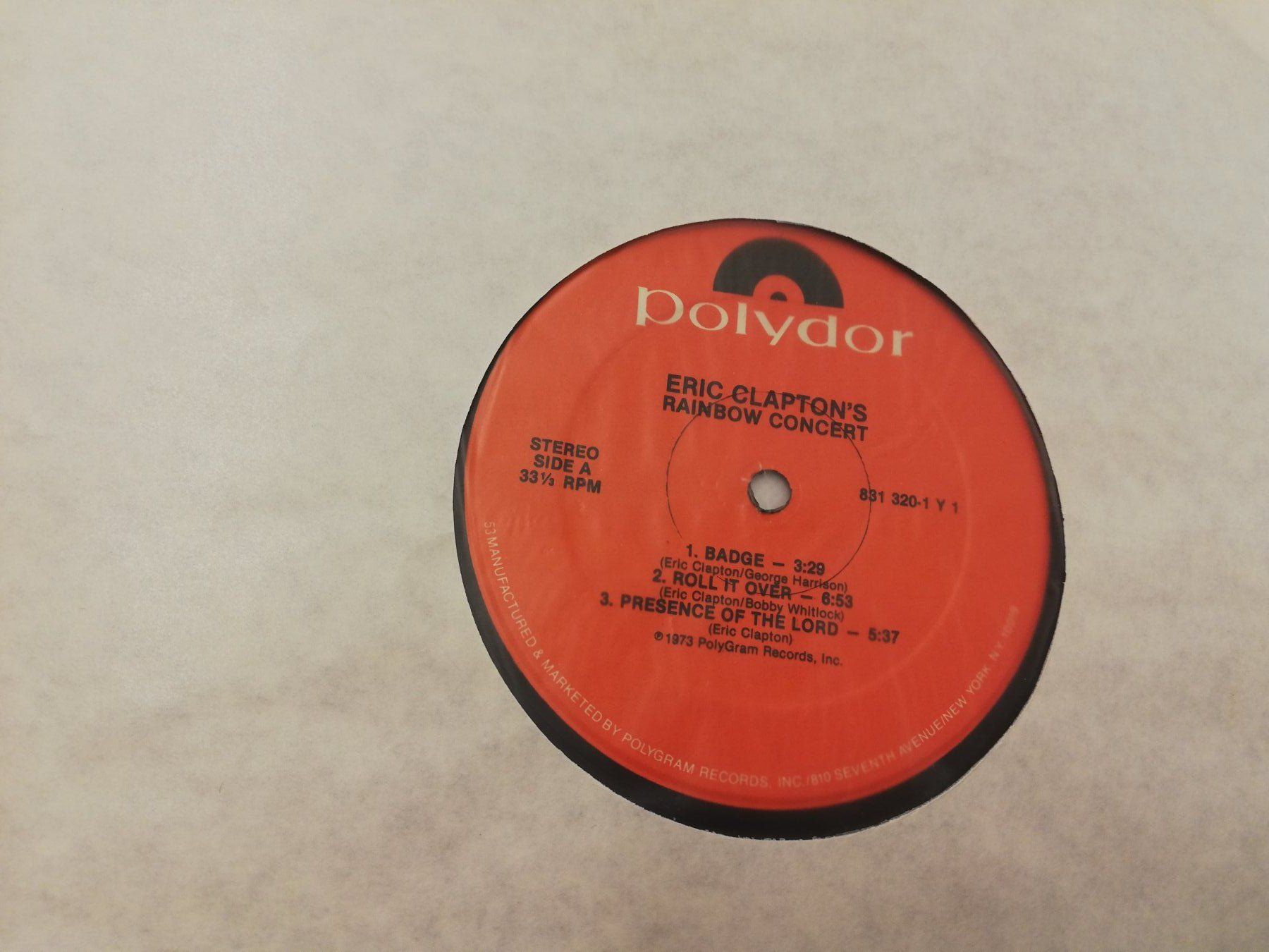 Dischi in vinile: ERIC CLAPTON'S RAINBOW CONCERT – Usato da Bern venduto da Vinylsound.ch 3