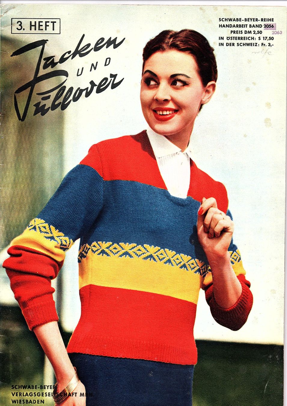 Zeitschriften & Magazine: Strickheft 1956 Jacken und Pullover – Gebraucht aus Mörschwil von lindaswunderkiste