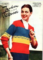 Strickheft 1956 Jacken und Pullover