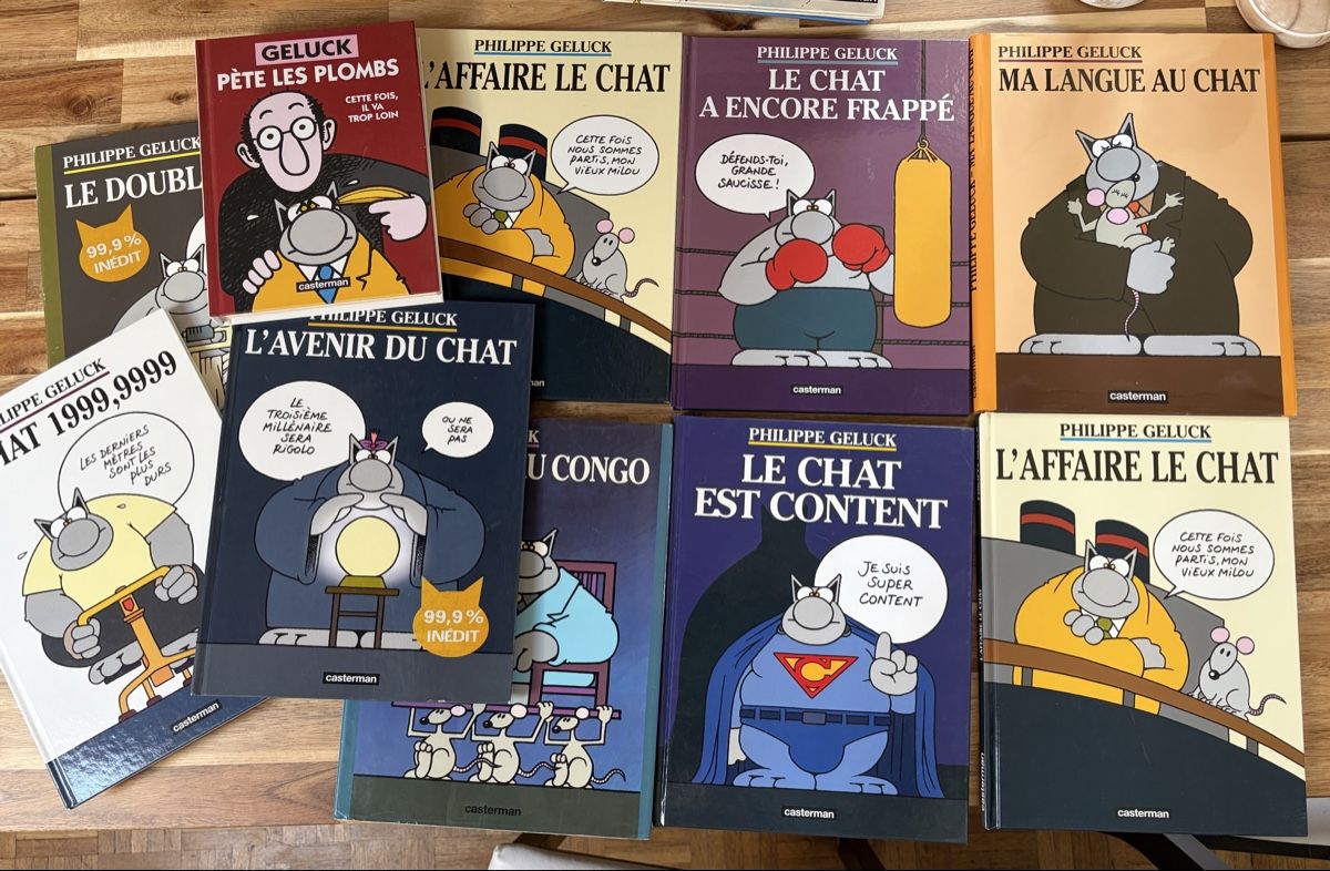 Fumetti: 9 livres Le Chat de Geluck  – Usato da Crissier venduto da Nouchki76