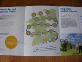 Migros-aare Sammelspass, volle Sammelkarte mit 20 Sticker