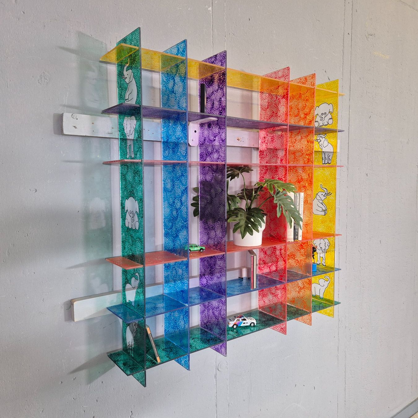 Scaffali: Plexiglas Wandregal Hängeregal Acryl Shelf Regal – Usato da Nottwil venduto da Wondewa-Shop 2