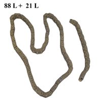 T8F Kette aus Messing, 88+21 Kettenglieder