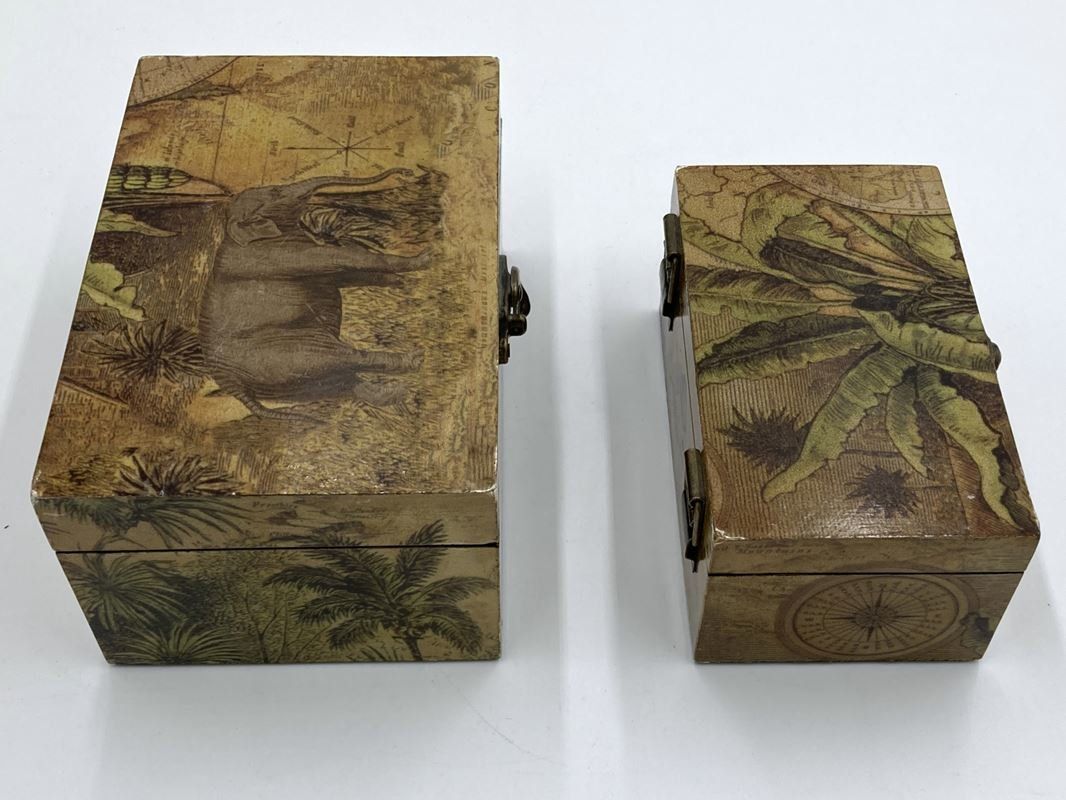 Cassapanche: Schatullen-Set | 2-teilig | Safari-Style – Usato da Wittenbach venduto da Restwert_St-Gallen 7