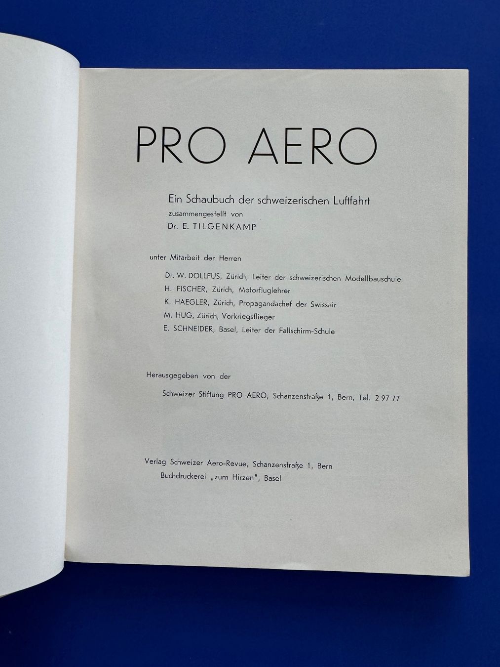 Libri: Flieg - Pro Aero - Schaubuch der schweizerischen Luftfahrt – Usato da Adliswil venduto da buch_und_kunst 1