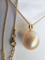 Goldkette mit grosser Südseeperle ❣️Neu❣️