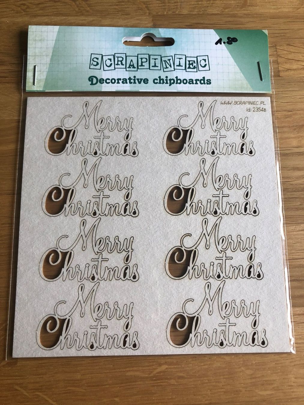 Tutte le decorazioni: Chipboard "Merry Christmas" - P – Usato da Neukirch (Egnach) venduto da muolen