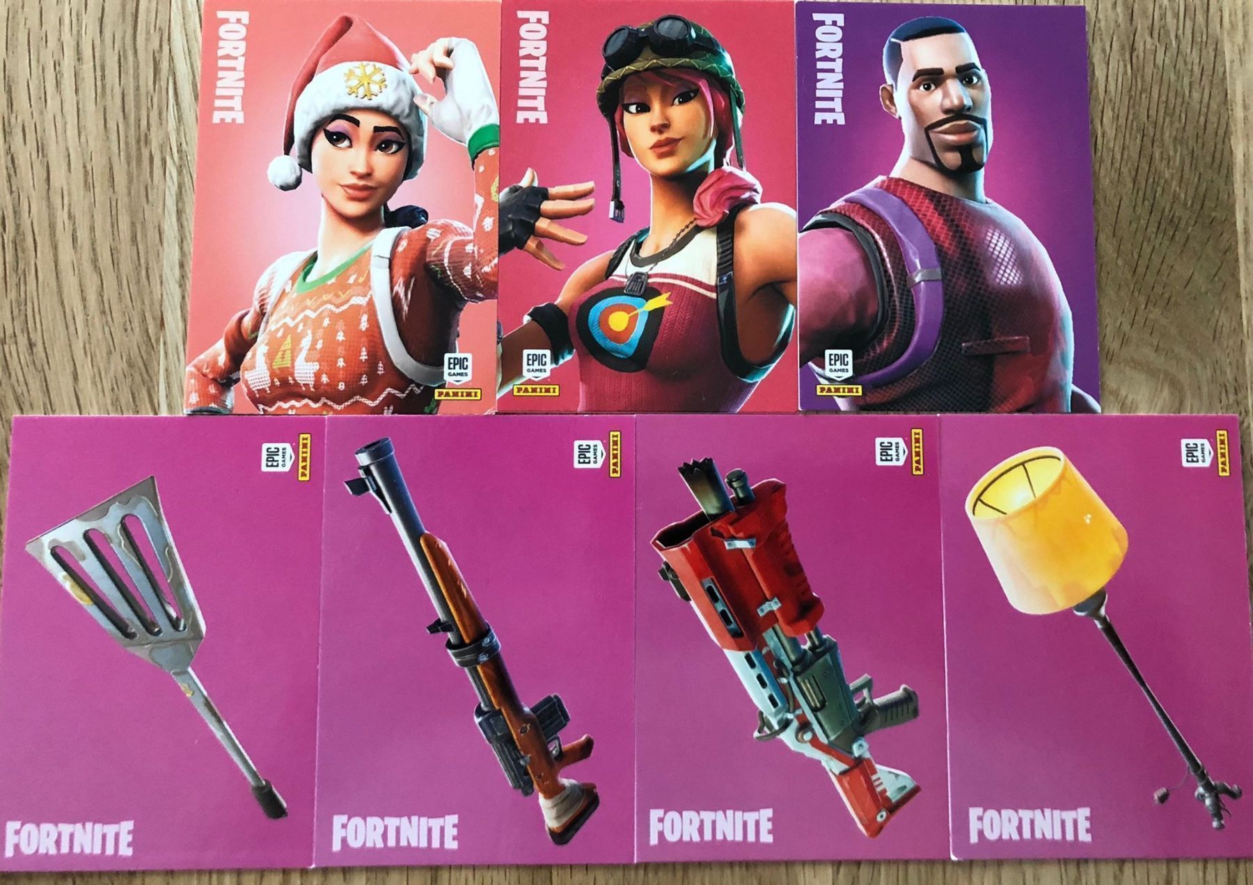 Panini Sammelbilder & Trading cards: Fortnite Sammelkarten 4 – Gebraucht aus St. Gallen von Nickat