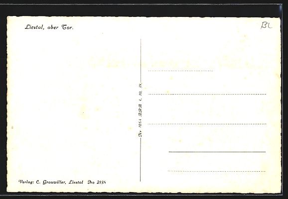 Cartoline postali: Liestal, Ober Tor, marschierendes Regime – Usato da Berlin venduto da bartko-reher 1