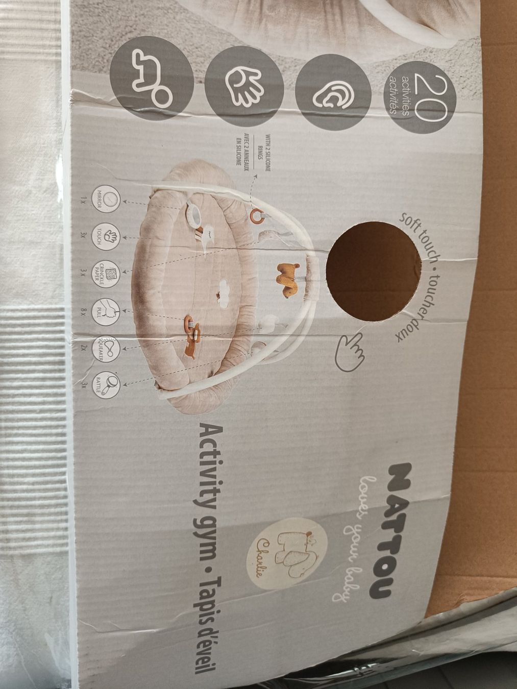 Tappeto da gioco: Krabbeldecke mit Spielbogen von Nattou – Usato da Zürich venduto da atau 1