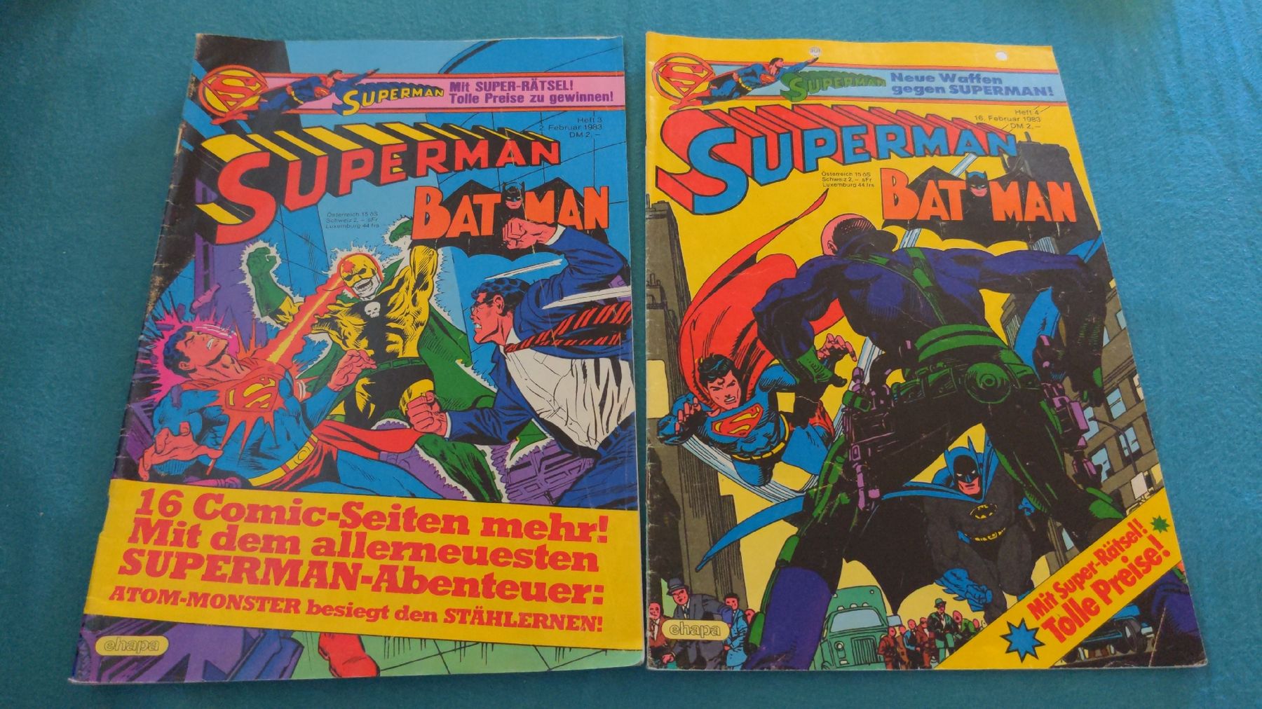 Fumetti: 2x Comic Superman Batman Nr. 3 & 4, 1983 mit Extrateil – Usato da Niederscherli venduto da Mon_Art