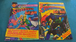 2x Comic Superman Batman Nr. 3 & 4, 1983 mit Extrateil