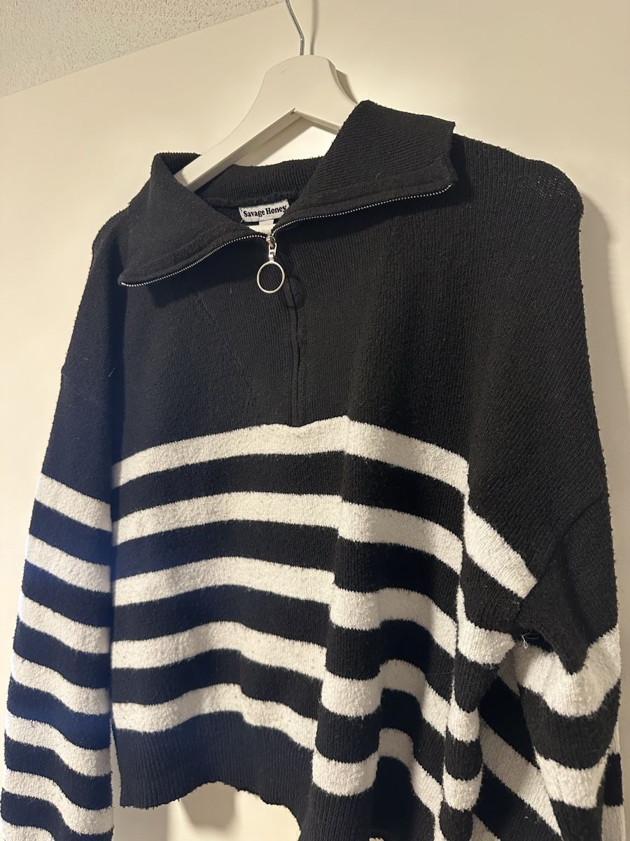 Maglioni & Felpe: Savage Honey Pullover schwarz weiss Gr. L – Usato da Reinach BL venduto da Alles_muss_weg00 2