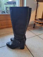 Schicke Lederstiefel, schwarz, Gr. 40, Top Zustand!