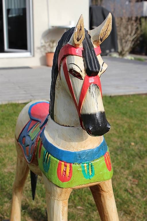 Tutte le decorazioni: Deko-Schaukelpferd – Usato da Burgdorf venduto da AnB24c 2