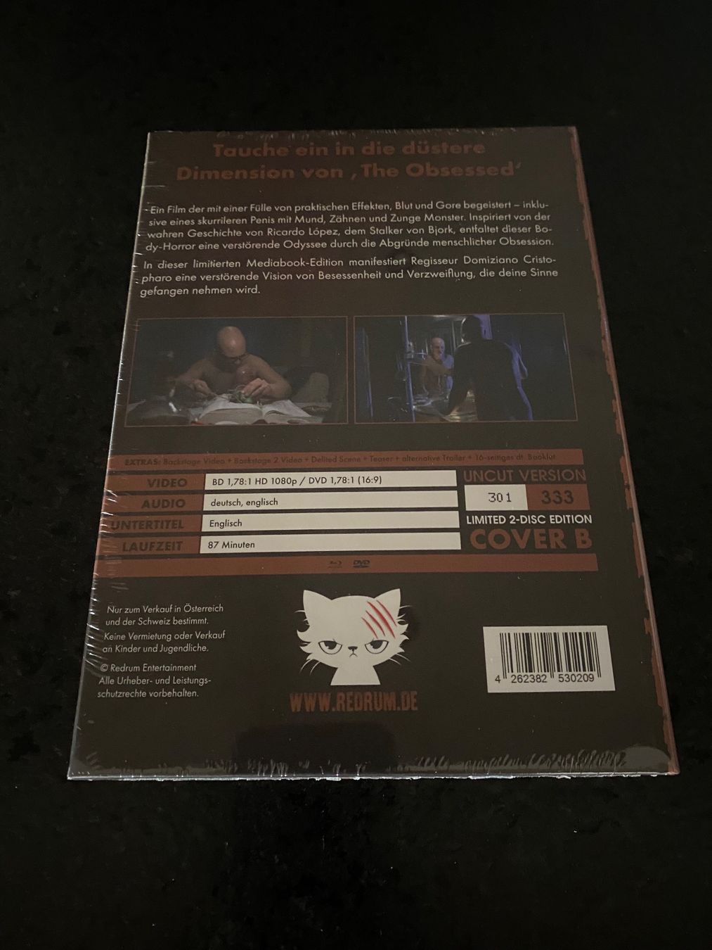 Tutti i DVDs: The Obsessed Mediabook Blu-ray + DVD OVP – Nuovo e nell'imballaggio originale da Schmitten FR venduto da FilmRarities 1