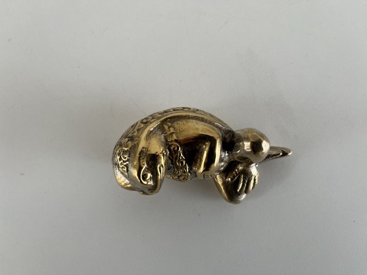 Skulpturen & Statuen: Frosch aus Metall – Gebraucht aus Wetzikon ZH von seli03 2