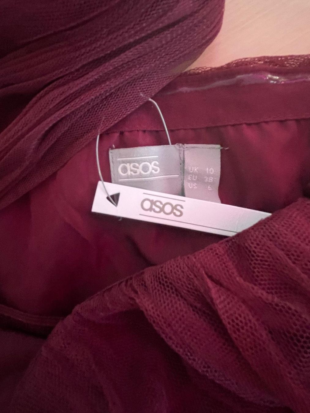 Asos Vestiti: ASOS Gown (Burgundy) – Nuovo (secondo la descrizione) da Basadingen venduto da ChristabelsCloset 3