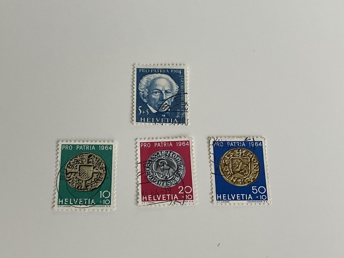 Tutti i francobolli: Pro Patria 1964 – Usato da Riehen venduto da vernizi