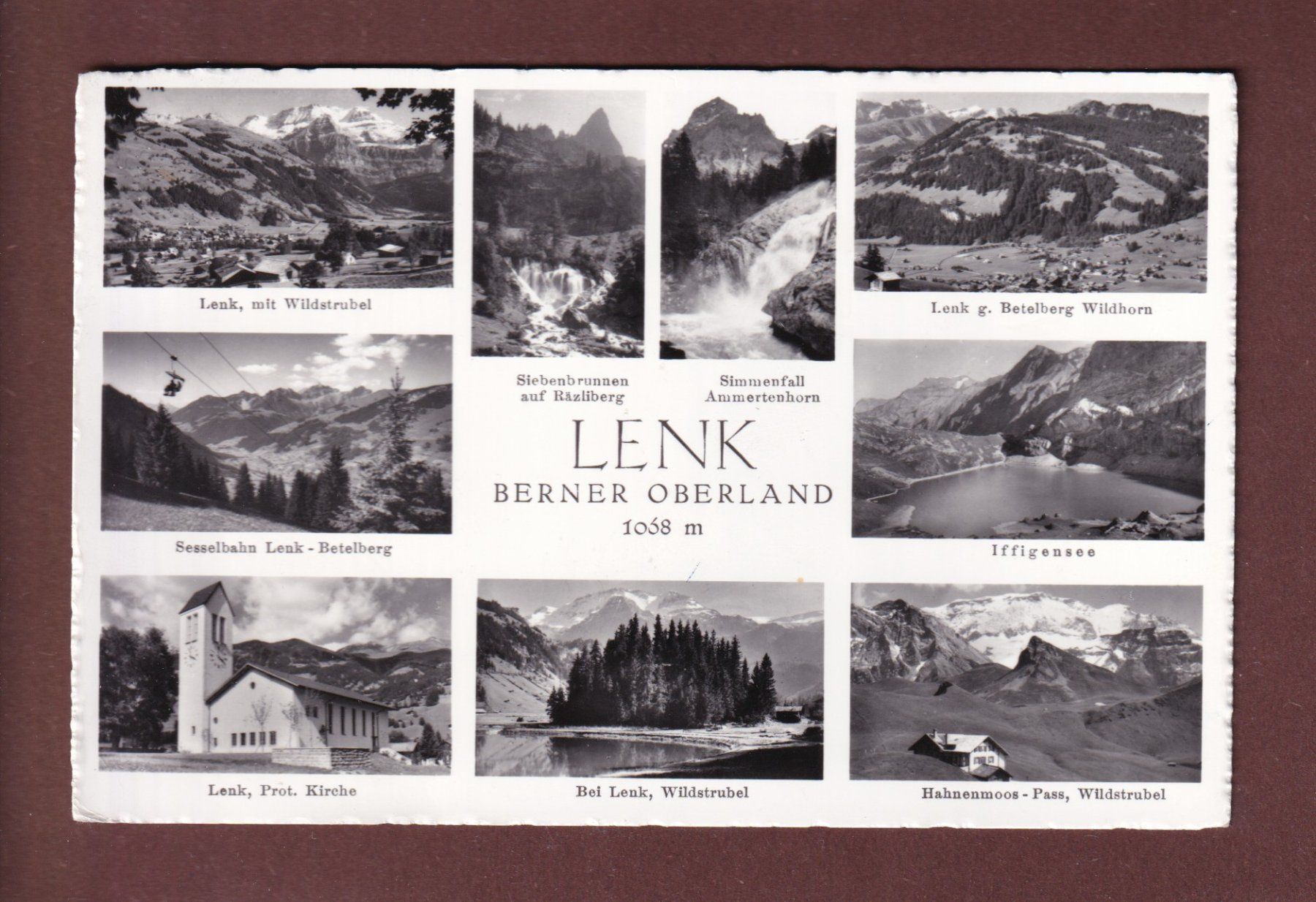 Cartes postales: LENK - 9 Bilder - 1965 – D'occasion à Pully par nicecards-shop