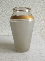 Vintage Vase mit Goldrand