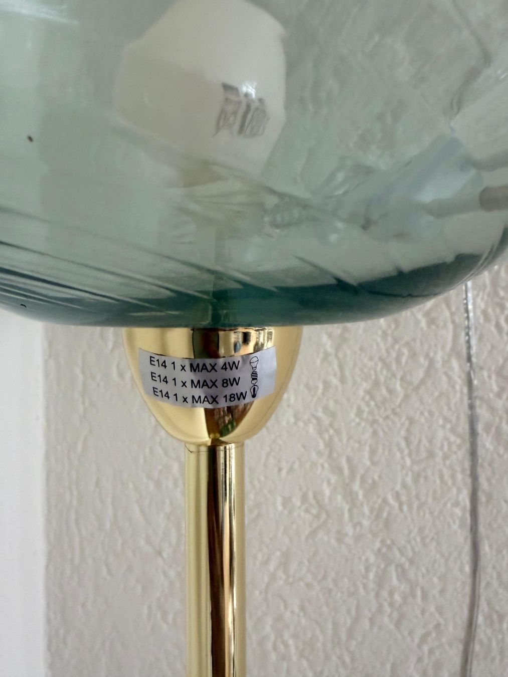 Lampen: Schöne Stehlampe in Gold und Blau – Neu (gemäss Beschreibung) aus Oberentfelden von ana_s526 3