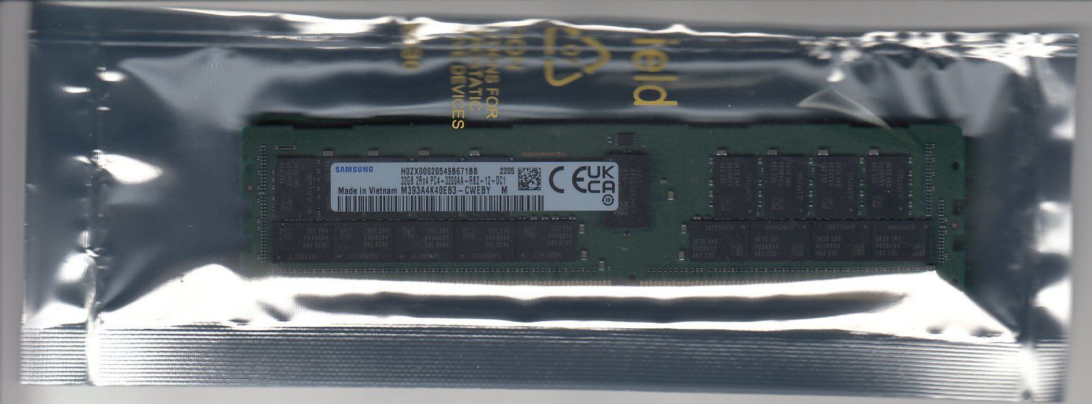 Samsung Mémoires / RAM: SAMSUNG 2x32Gb 2Rx4 PC4-3200AA 64Gb RAM-Set – D'occasion à Belp par woof 1