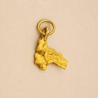 Gold Nugget Anhänger