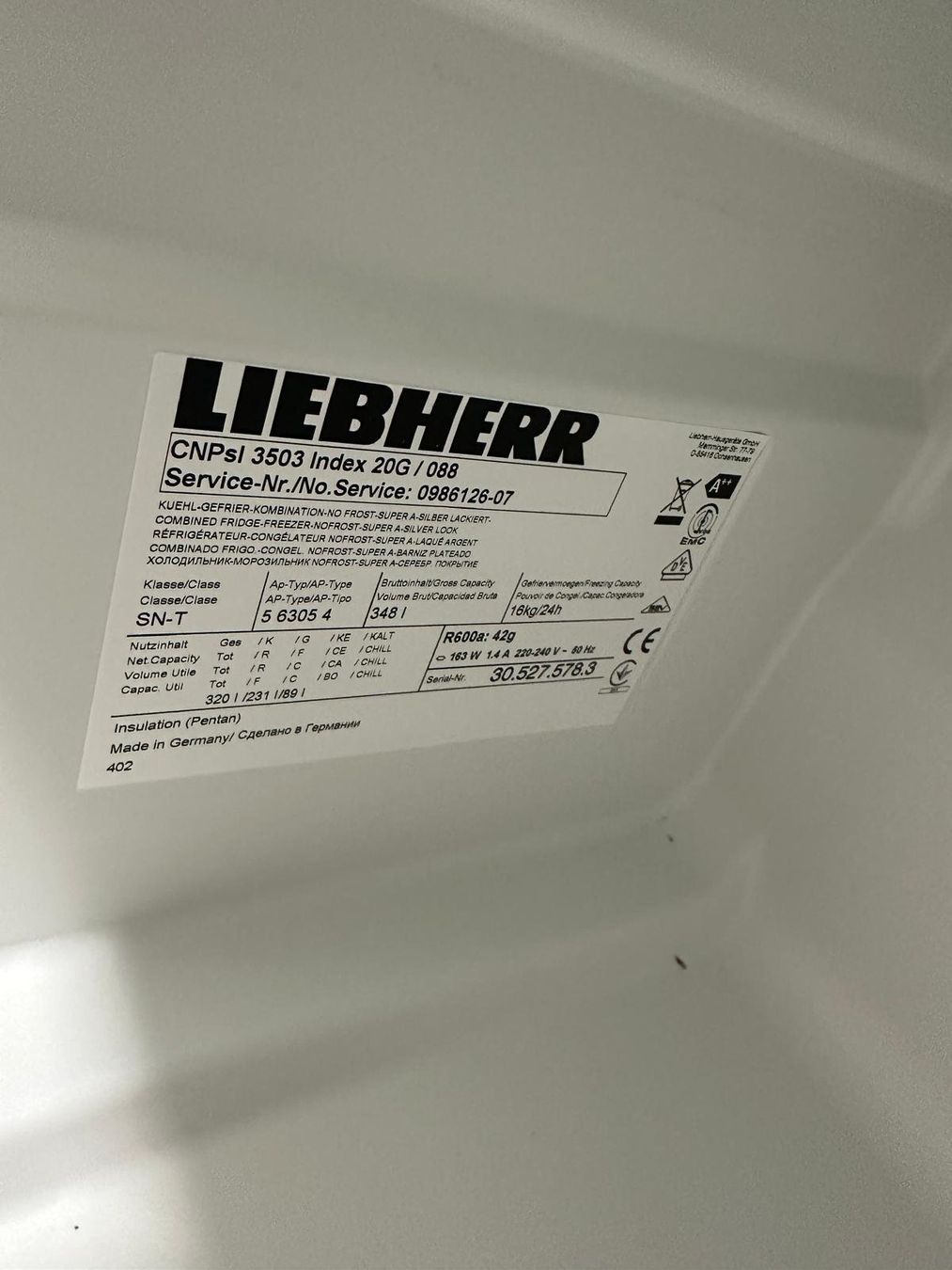 Frigoriferi: Kühlschrank LIEBHERR – Usato da Spreitenbach venduto da Space_X 8
