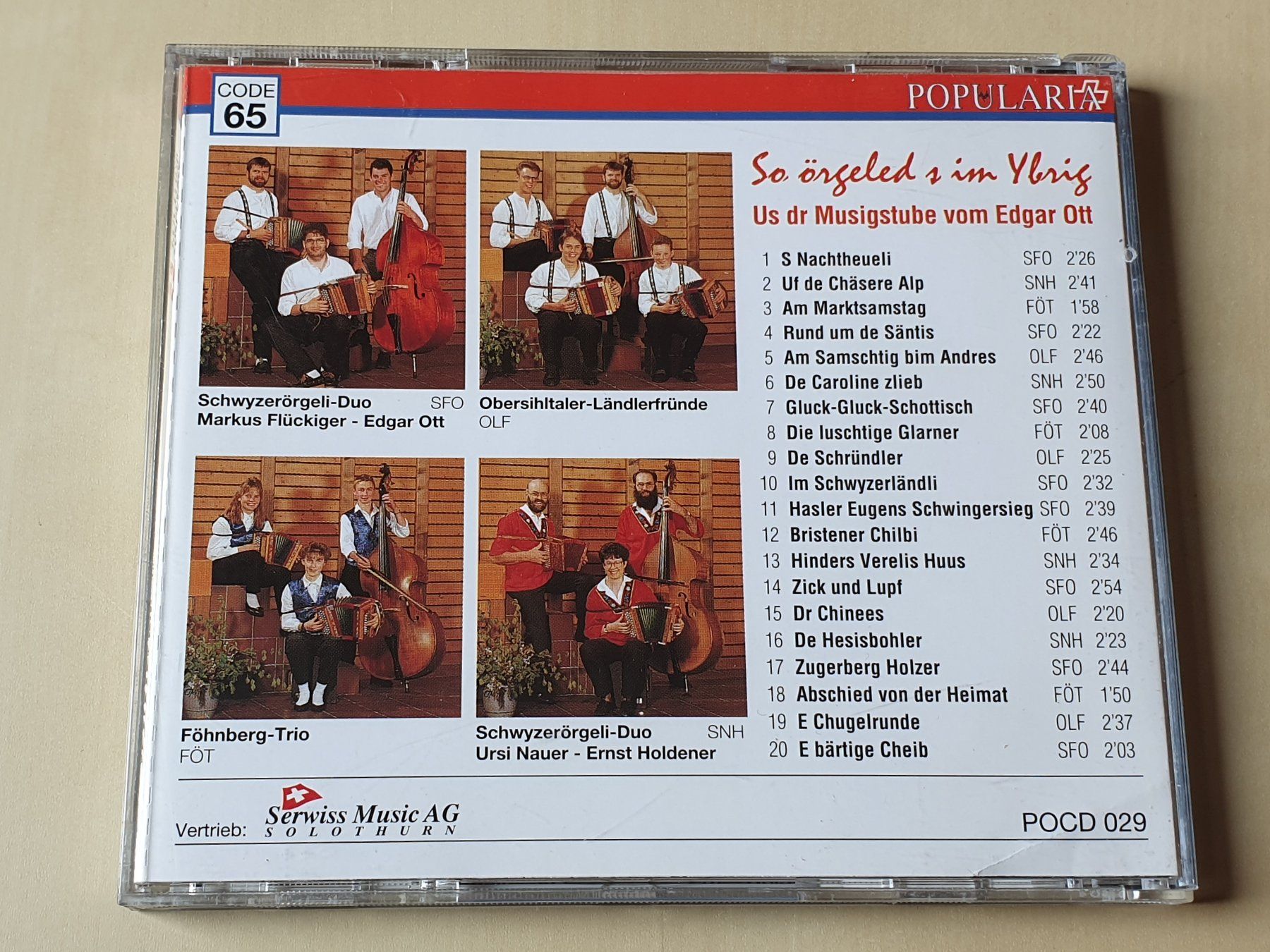 CDs: So örgeled s im Ybrig – D'occasion à Stansstad par collectorsshop 1