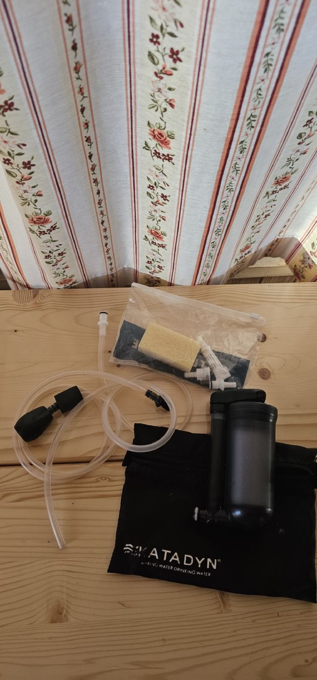 Katadyn Sanitari: Wasserfilter Katadyn schwarz gebraucht – Usato da Saanen venduto da Steierlein 1