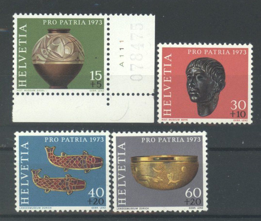 Tutti i francobolli: 1973, Pro Patria ** – Usato da Willisau venduto da Vollstempel