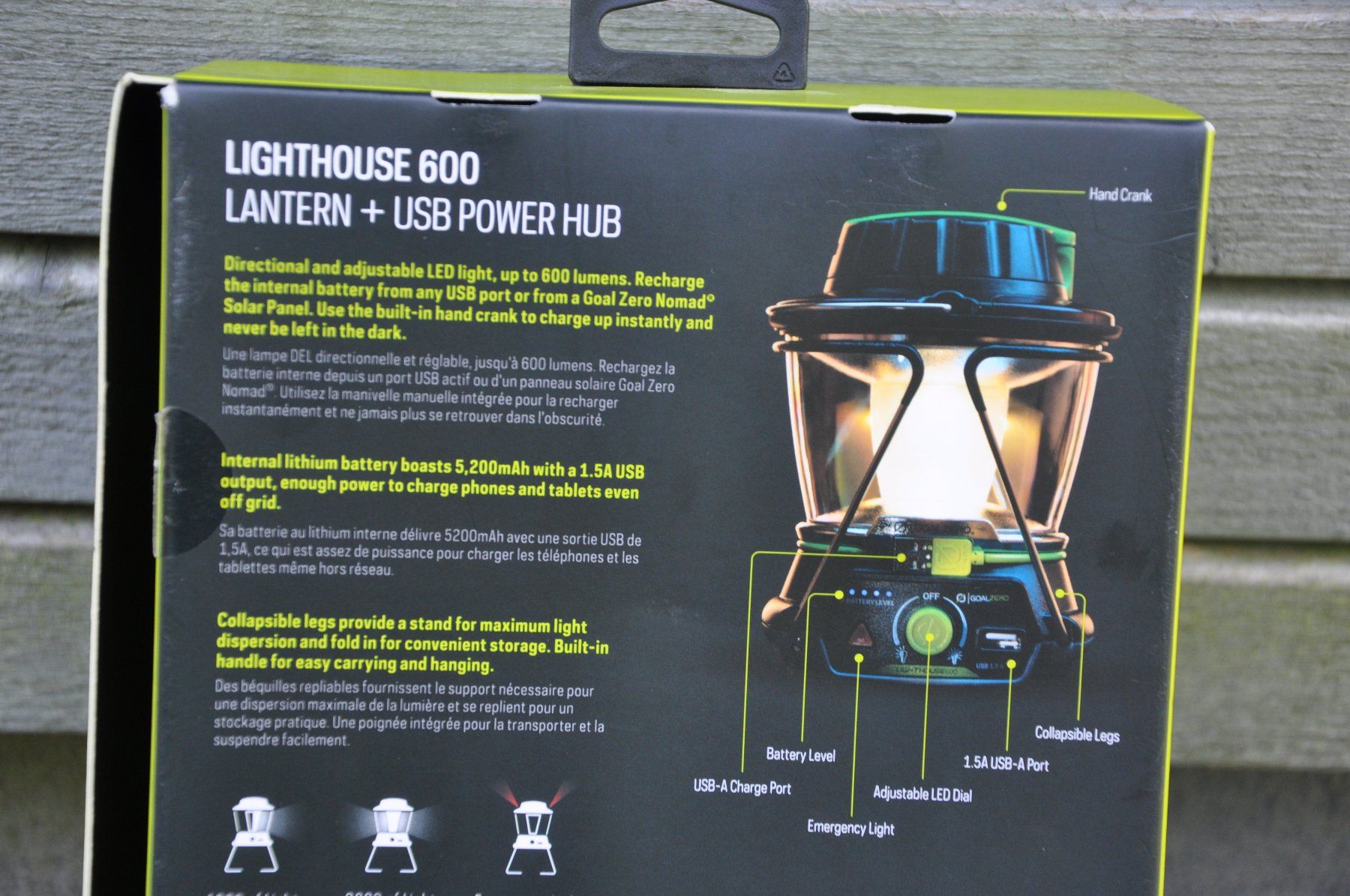Goal Zero Lampade: Goal Zero Lighthouse 600 LED Laterne 600 Lumen – Usato da Winterthur venduto da juve1972 7