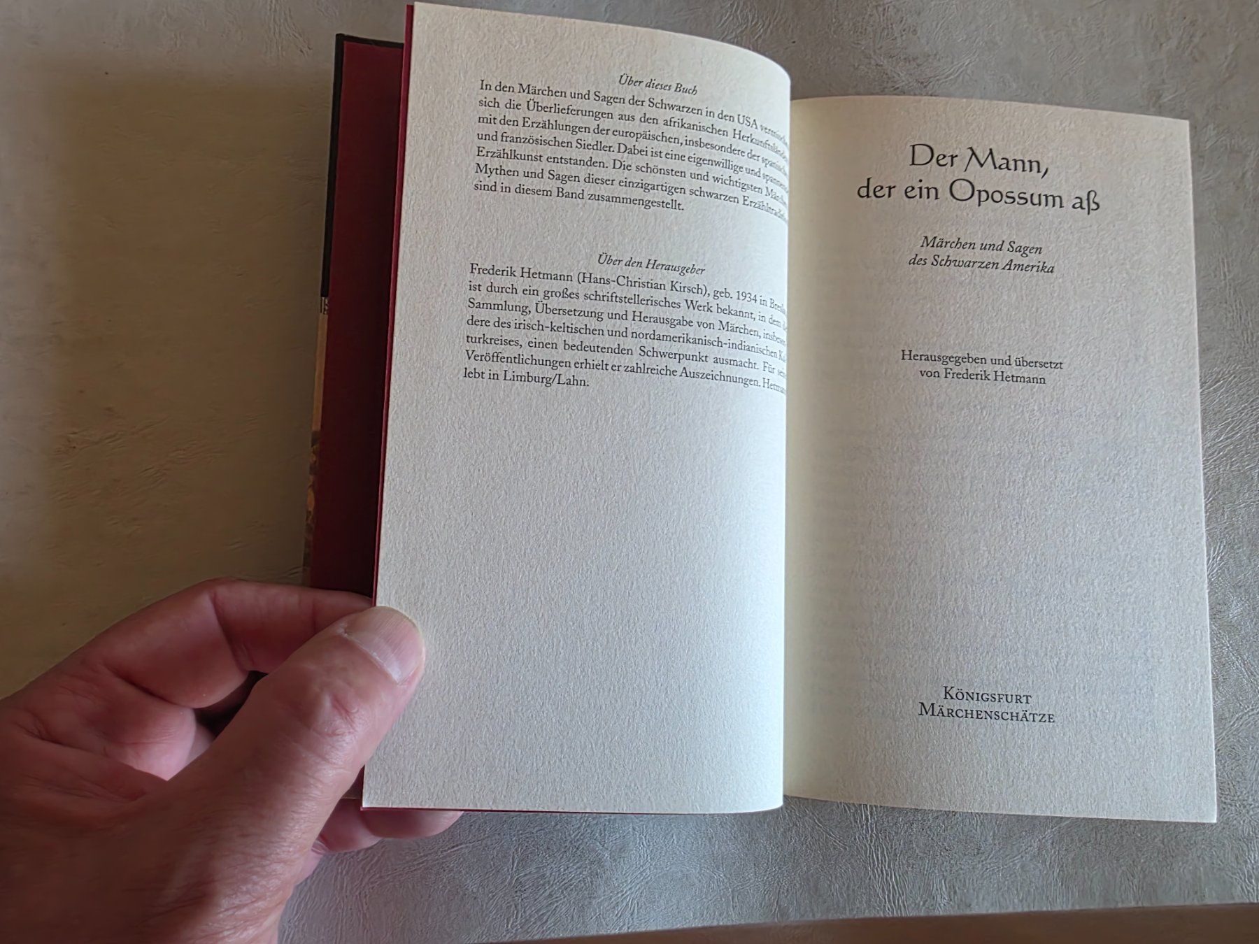 Libri: Der Mann der ein Opossum ass: Märchen und Sagen - 2002 – Usato da Walterswil BE venduto da Lonitti 1